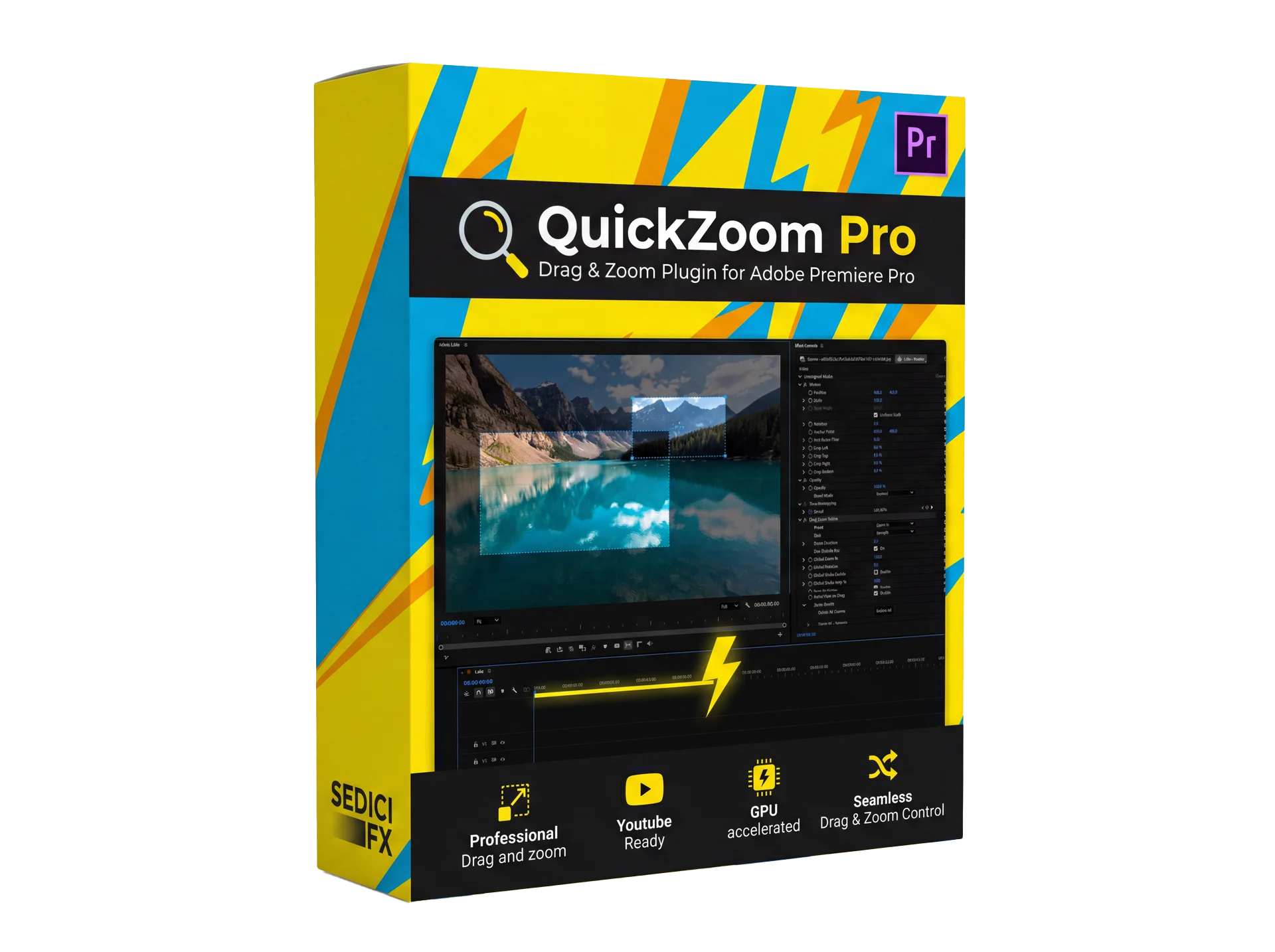 QuickZoom Pro box mockup
